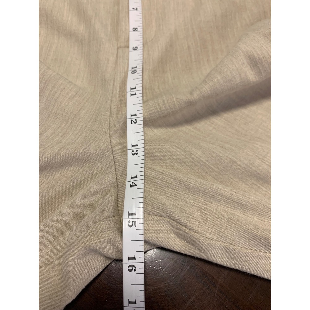 Nine West Beige High Waisted Wide Leg Pleated Dress Pants Size M - Picture 6 of 7